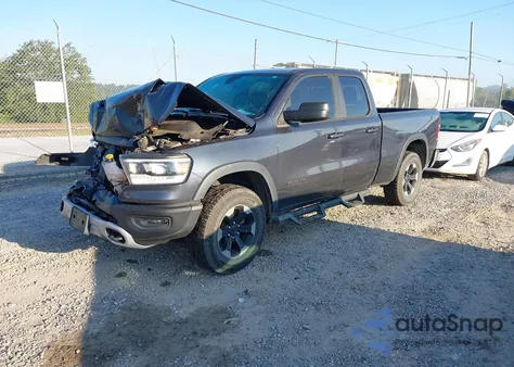2019 Ram 1500 Rebel 4X4 6'4 Box from USA, damaged, VIN 1C6SRFET9KN906181